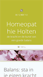 Mobile Screenshot of homeopathieholten.nl